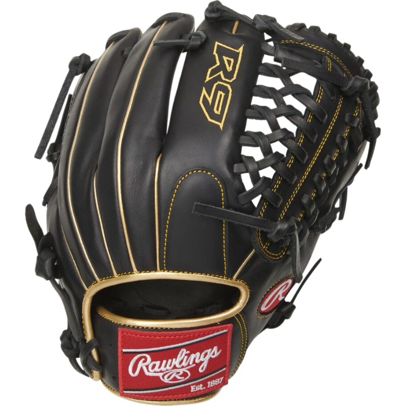 Rawlings R9205-4N Full Leather R9 Series Infield/Pitcher Glove 11,75 Inch | Left Hand Catch