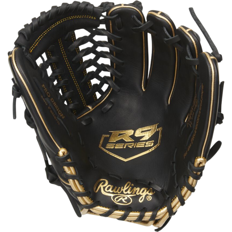 Rawlings R9205-4N Full Leather R9 Series Infield/Pitcher Glove 11,75 Inch | Left Hand Catch