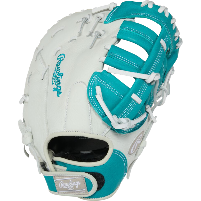 Rawlings RSOFBM12W First Base Mitt Softball Glove Women 12 Inch | Right Hand Catch