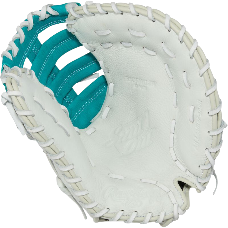 Rawlings RSOFBM12W First Base Mitt Softball Glove Women 12 Inch | Right Hand Catch