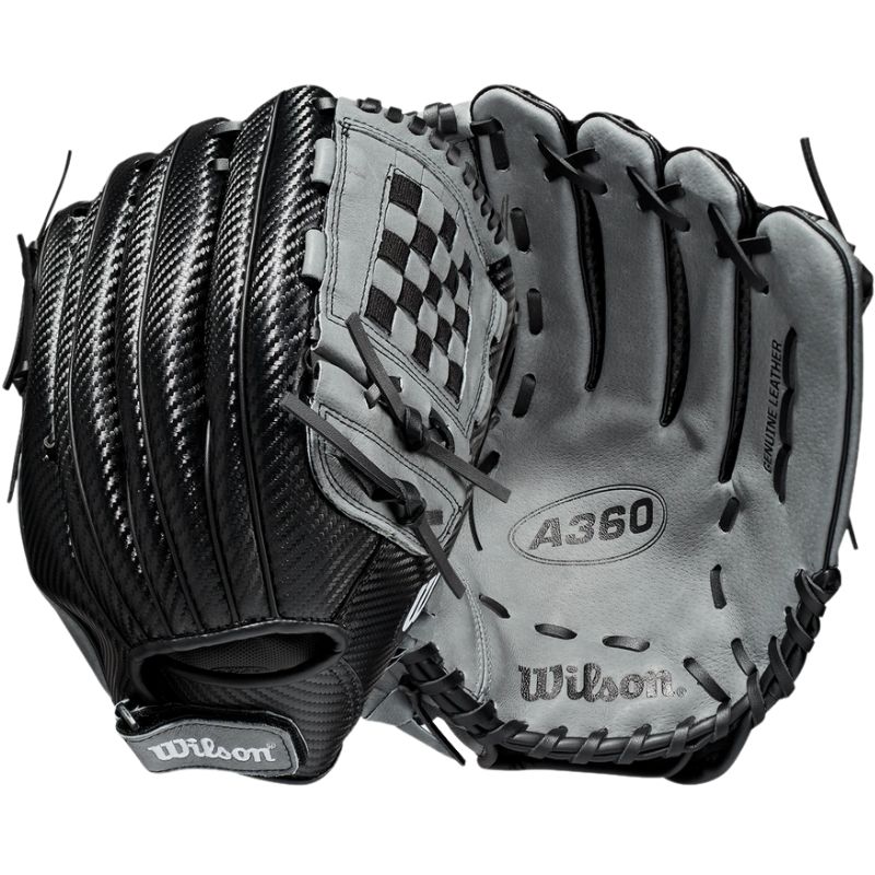 Wilson WBW100189125 12,5 Inch Baseball Glove | A360 Series Left Hand Catch