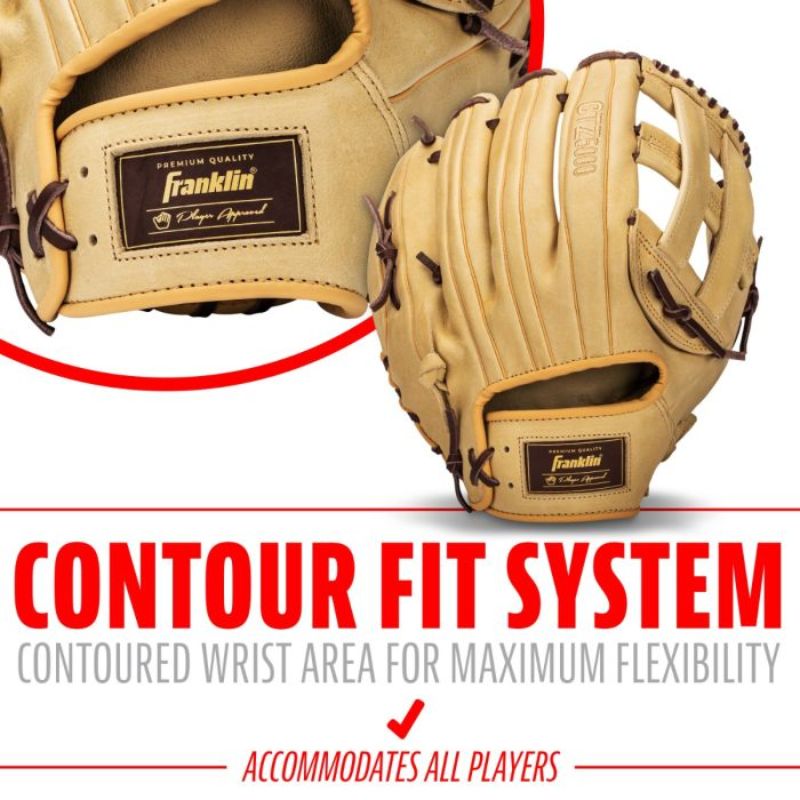 Franklin CTZ5000 13 Inch Leather Baseball Glove | Left Hand Catch (22422)