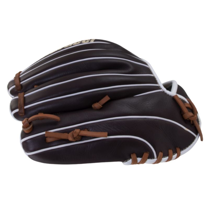 Marucci MFGKR41A2 Krewe M Type 11 Inch Leather Baseball Pitcher Glove | Left Hand Catch