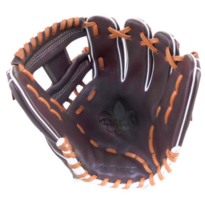 Marucci MFGKR41A2 Krewe M Type 11 Inch Leather Baseball Pitcher Glove | Left Hand Catch