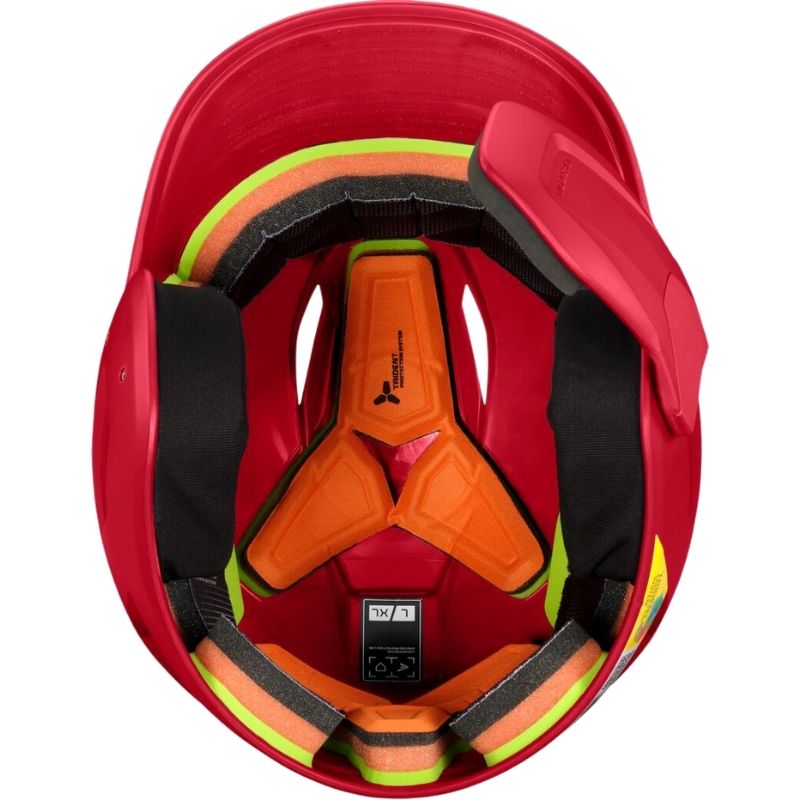 Easton PMXMJG Pro Max w/Multi-Adjust Jaw Guard L/XL Red