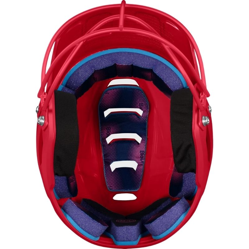 Easton Z50BHSBMASK Matte Finish w/Softball only Mask M/L Red