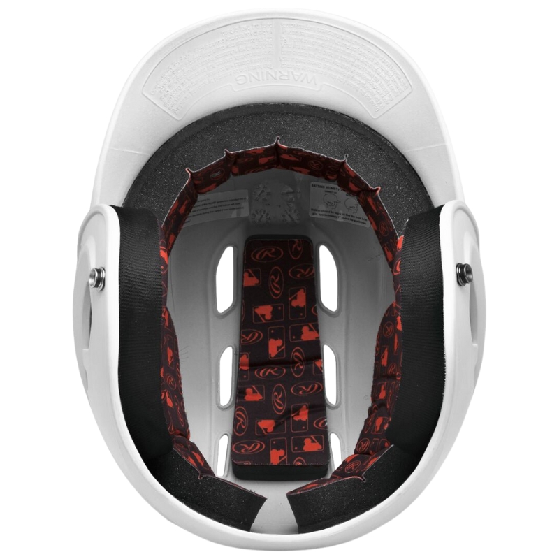 Rawlings R16MJ Matte Baseball Batting Youth Helmet | R16 Series Color White
