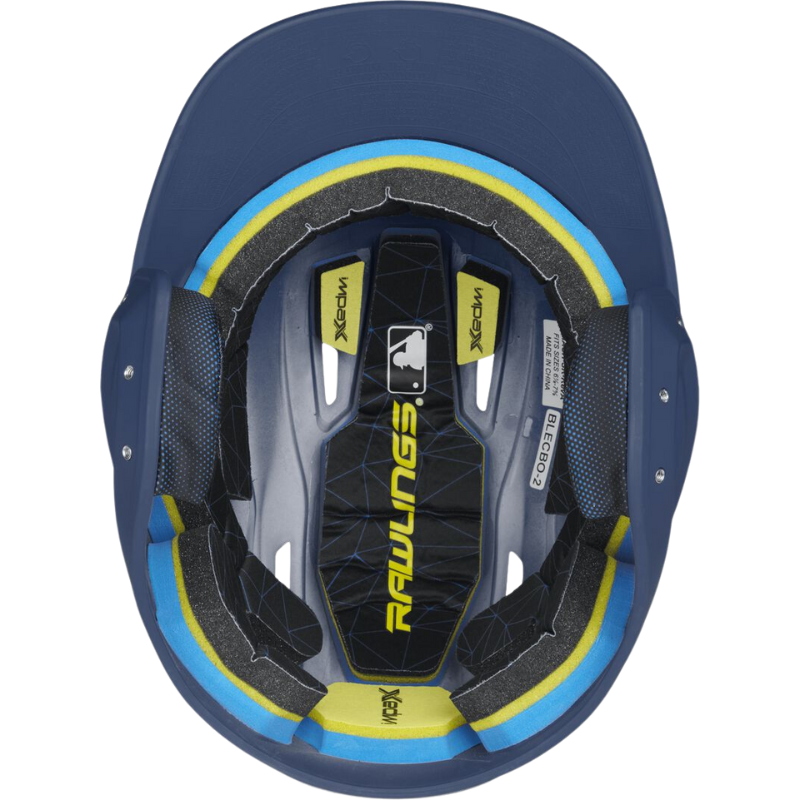 Rawlings IMPAX Foam Mach Baseball Batting Helmet Adult | Color Navy