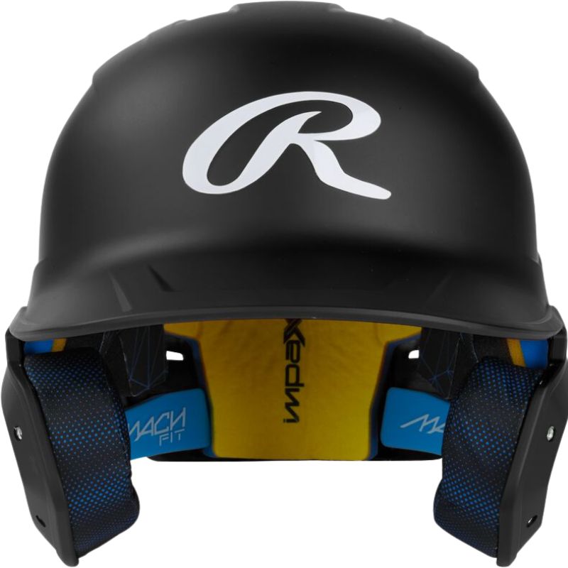 Rawlings Mach Fit Batting Helmet Matte Color Black