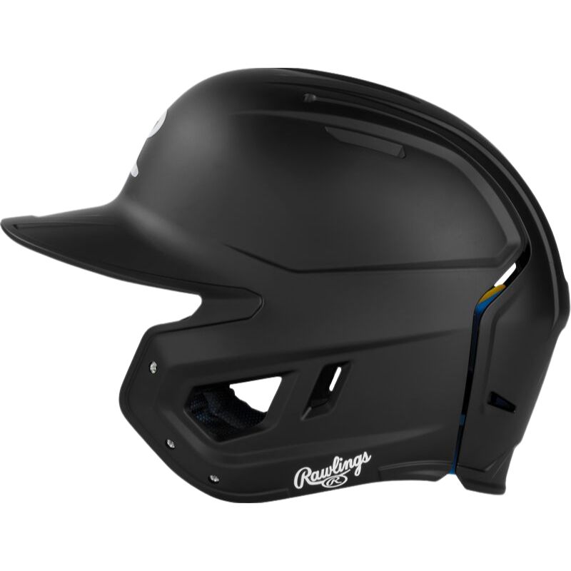 Rawlings Mach Fit Batting Helmet Matte Color Black