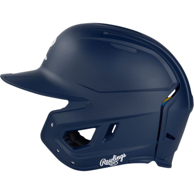 Rawlings One Size IMPAX Foam Mach Fit Batting Helmet Matte Color Navy