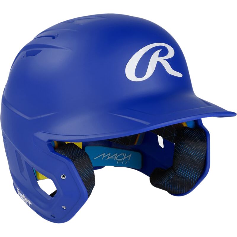 Rawlings One Size IMPAX Foam Mach Fit Batting Helmet Matte Color Royal