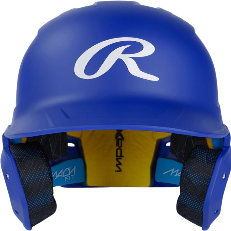 Rawlings One Size IMPAX Foam Mach Fit Batting Helmet Matte Color Royal