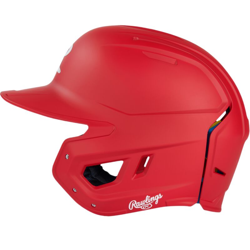 Rawlings One Size IMPAX Foam Mach Fit Batting Helmet Matte Color Scarlet