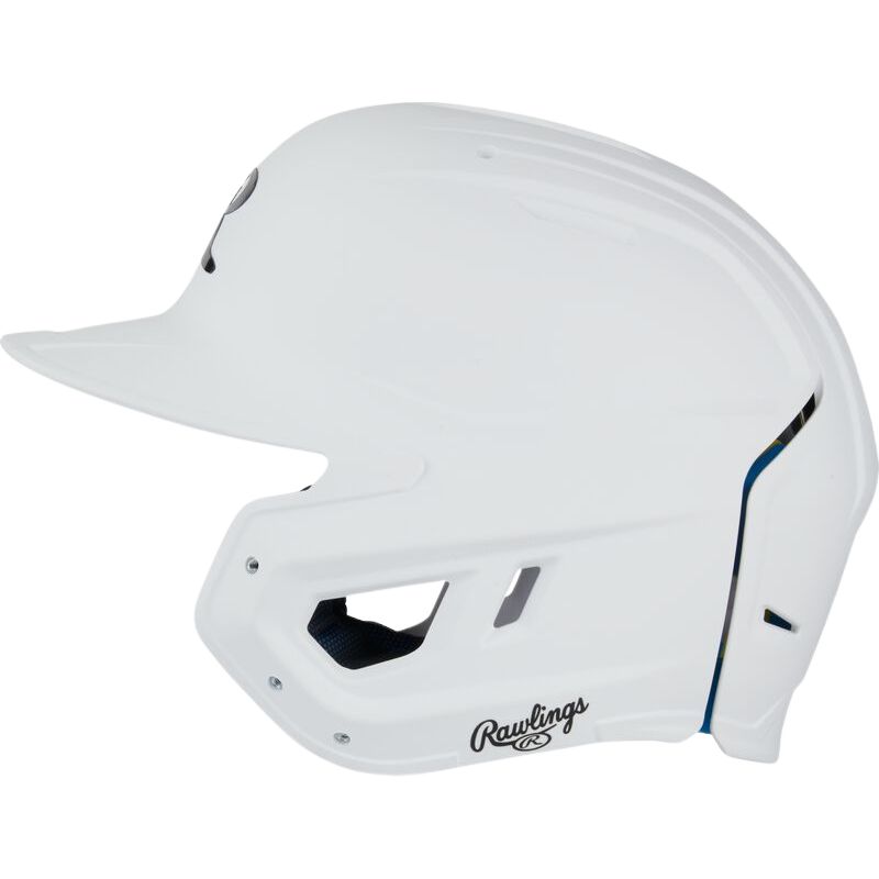 Rawlings Mach Fit Batting Helmet Matte Color White
