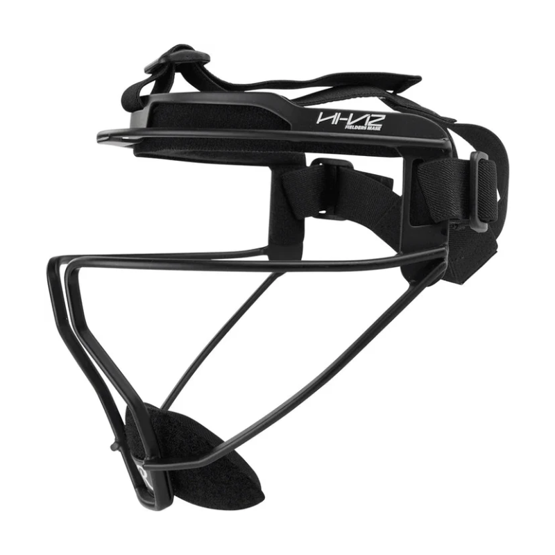 Rawlings RVIZFM Hi-Viz Ultra Casted Stainless Steel Softball Fielder's Mask | Youth Color Black