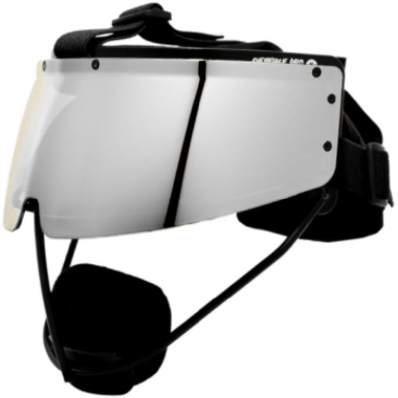 SHOC Softball Youth/Adult Visor Color Clear Mirror | Designed For Rip-It Masks