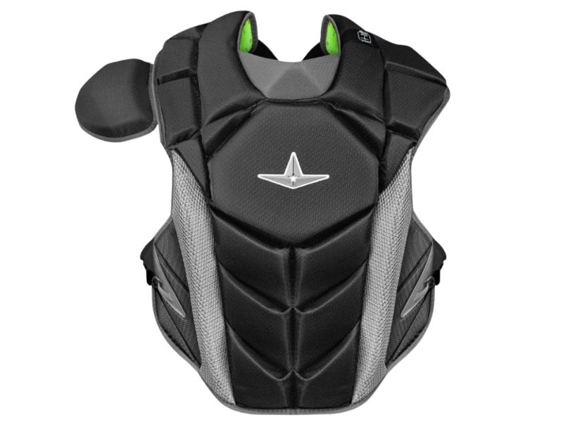 All Star CPCC-5-MED MVP-Pro Chest Protecto Color Black/Black