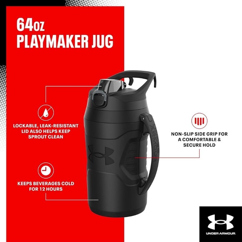 Under Armour Playmaker Jug 64oz 1,9L Red