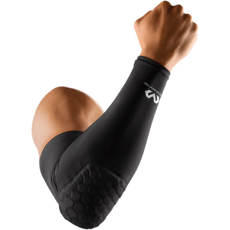McDavid Hex Shooter Arm Sleeve (6500R) | Football Impact Protection Compression Gear 