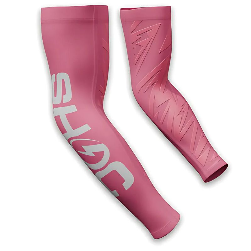 SHOC Super Grip Compression Arm Sleeve (Big Logo) L/XL Pink