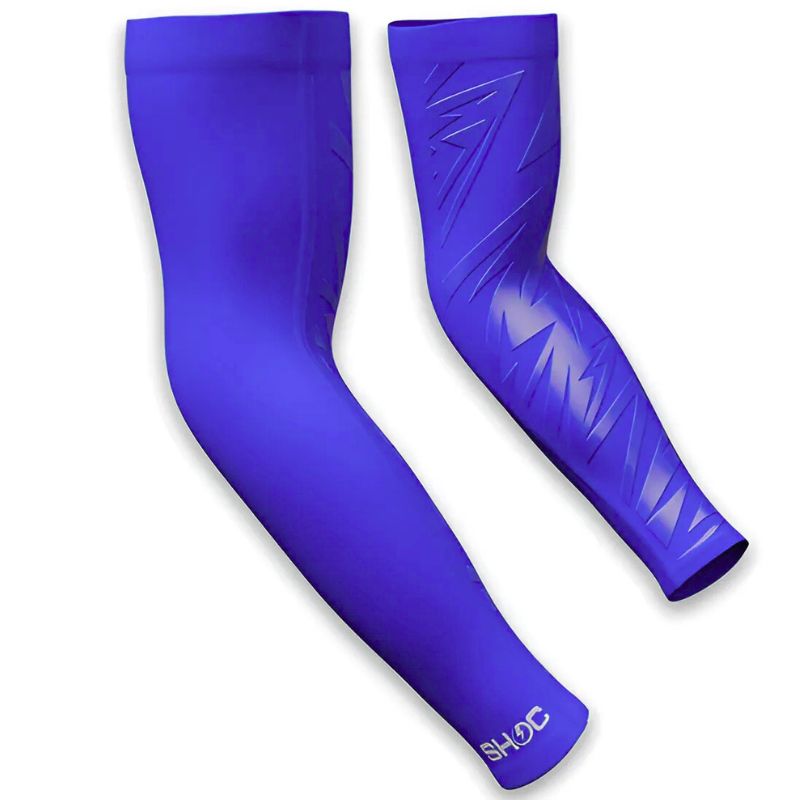 SHOC Super Grip Compression Arm Sleeve (Small Lo L/XL Purple