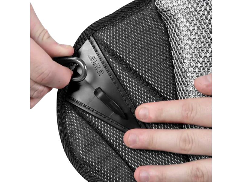 All Star CPCC-5-MED MVP-Pro Chest Protecto Color Black/Black