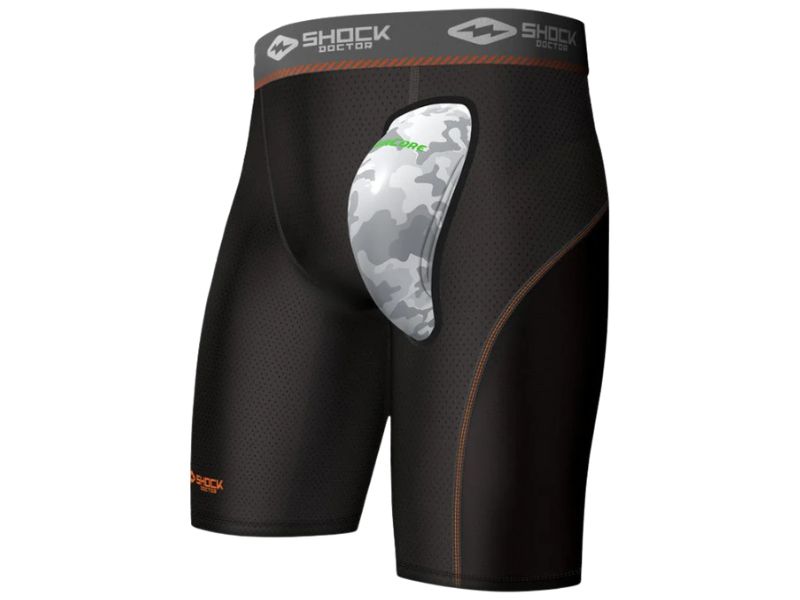 Shock Doctor 30630 Compression Short w/AirCore Cup XXL Black
