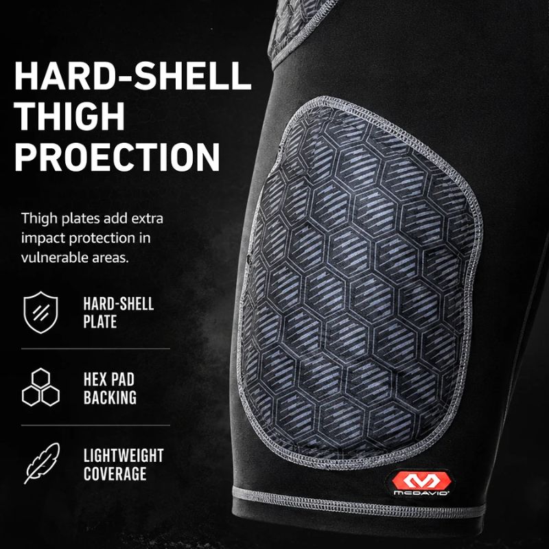 McDavid Rival Integrated 5-Pad Girdle (MD21800) 3XL Black