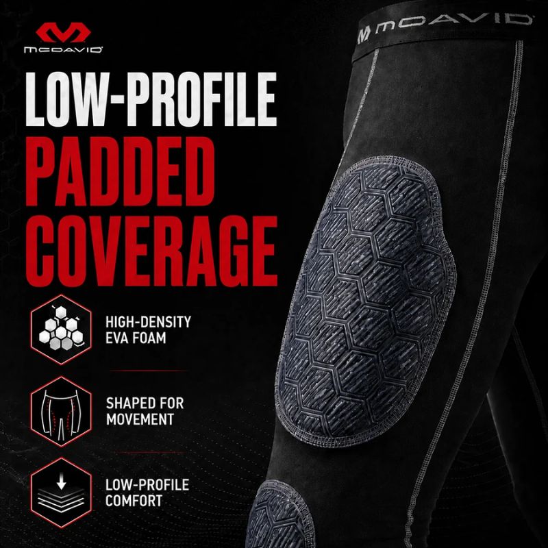 McDavid Rival Integrated 7-Pad 3/4 Tight (MD21880) 3XL Black