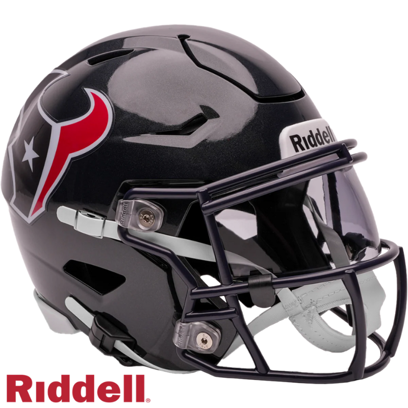 black football helmet with red face mask Riddell SpeedFlex Helmet, In Stock in Europe State of the art protection New Schutt F7 Collegiate Helmet