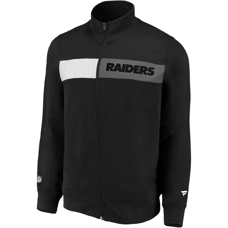 Fanatics Iconic Past & Present Fleece Track Jacket S Raiders