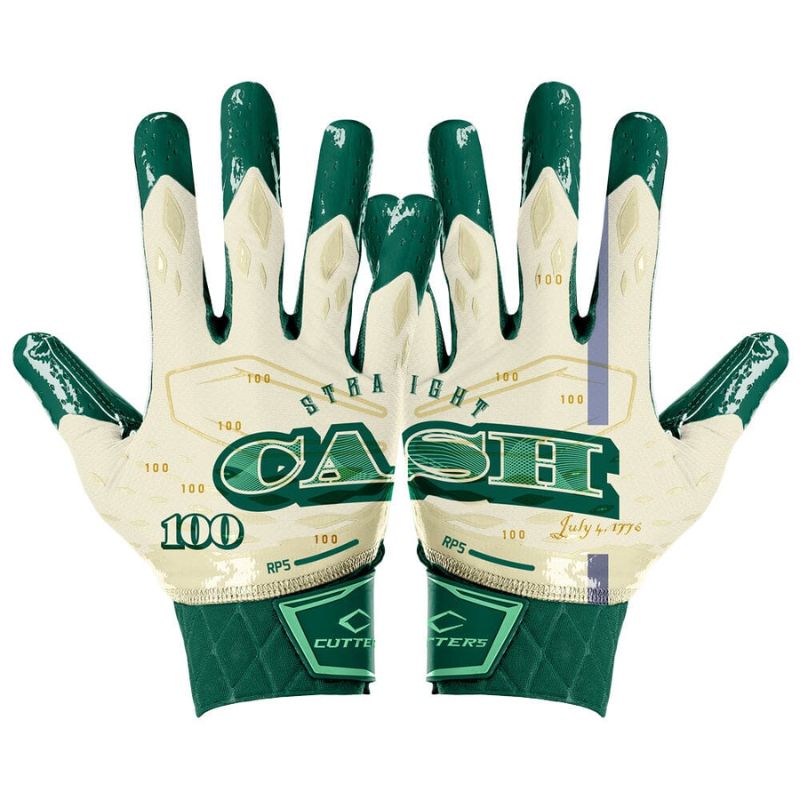 Cutters CG10480 Rev Pro 5.0 Receiver Gloves  L Straight Cash