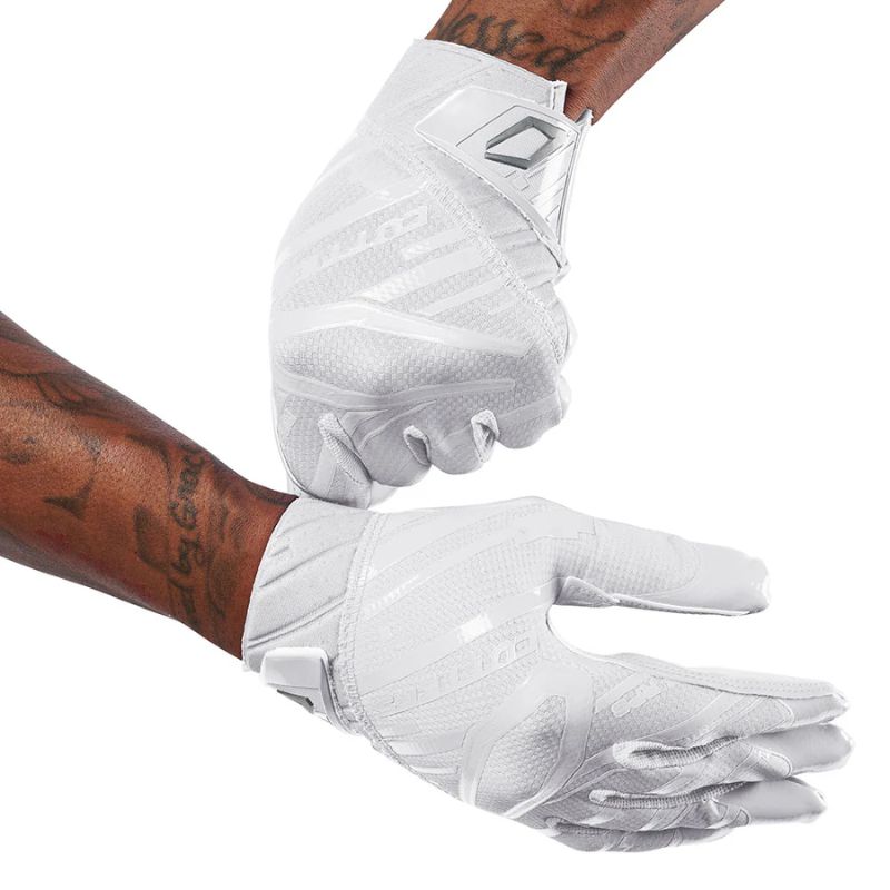 Cutters CG10680 Rev Pro 6.0 Receiver Gloves Solid L White