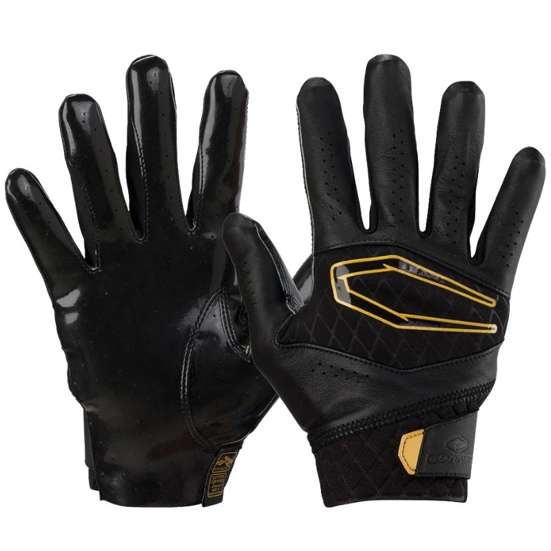 Cutters CG10660 Rev Pro Elite Receiver Gloves L Black/Gold