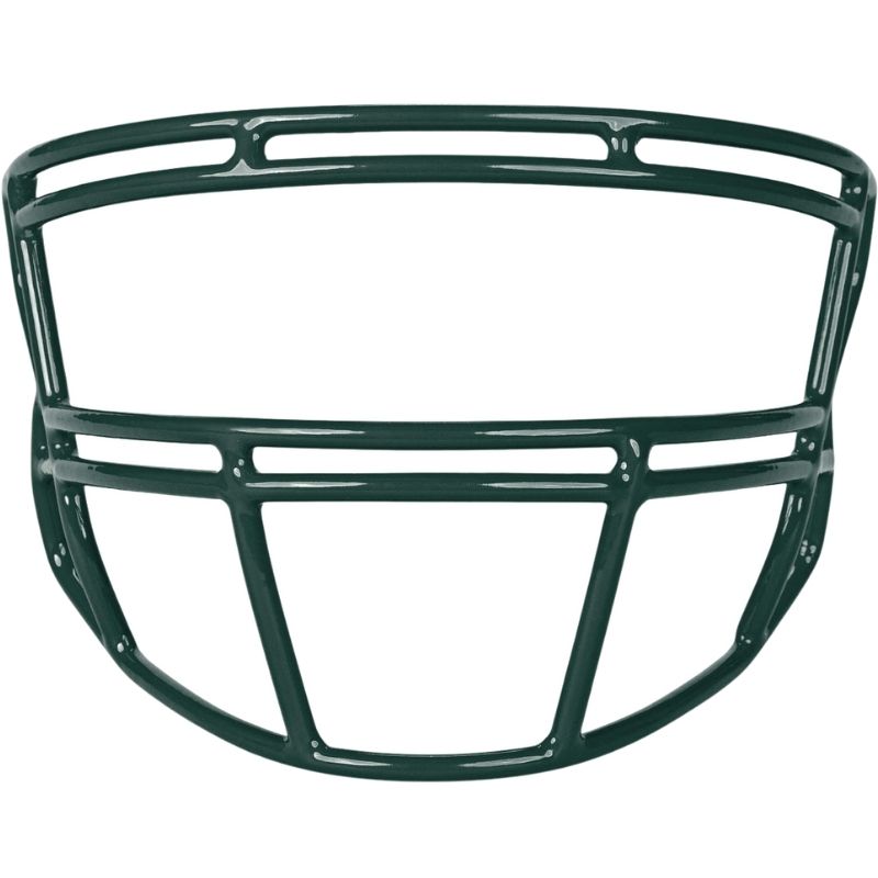 LIGHT SK1 Dagger Adult Football Facemask for WR, DB, QB, RB, K/P - Dark Green
