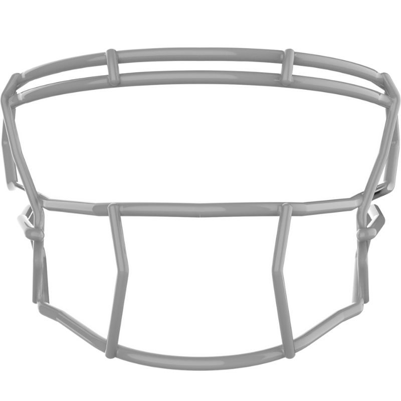 LIGHT SK2 Torch Titanium Adult Football Facemask for QB, RB, CB, S, WR - Grey