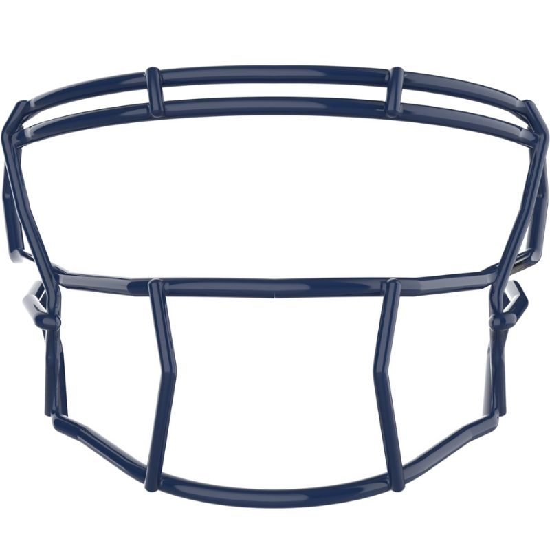 LIGHT SK2 Torch Titanium Adult Football Facemask for QB, RB, CB, S, WR - Navy