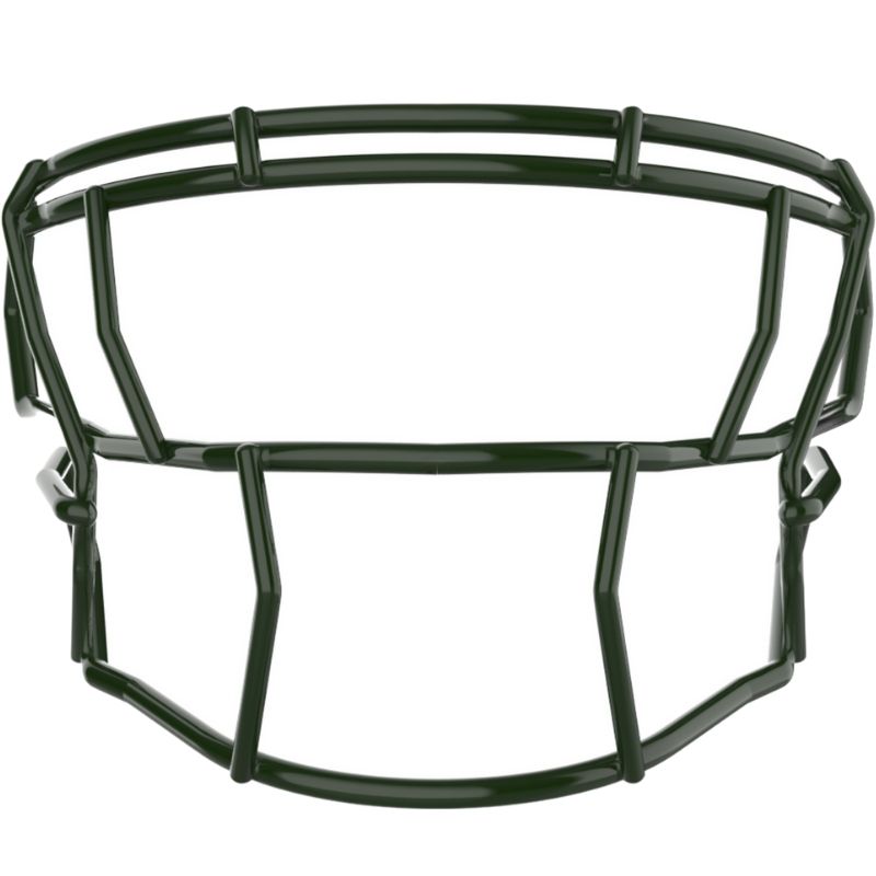 LIGHT SKP2 Aegis Stainless Steel Adult Football Facemask for QB, RB, CB, LB, S, WR, TE, DT - Dark Green
