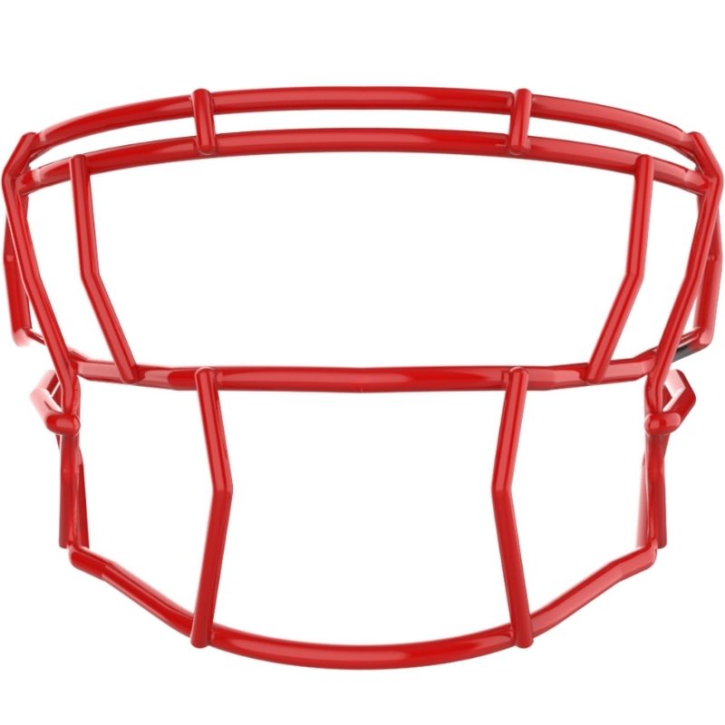 LIGHT SKP2 Aegis Stainless Steel Adult Football Facemask for QB, RB, CB, LB, S, WR, TE, DT - Scarlet