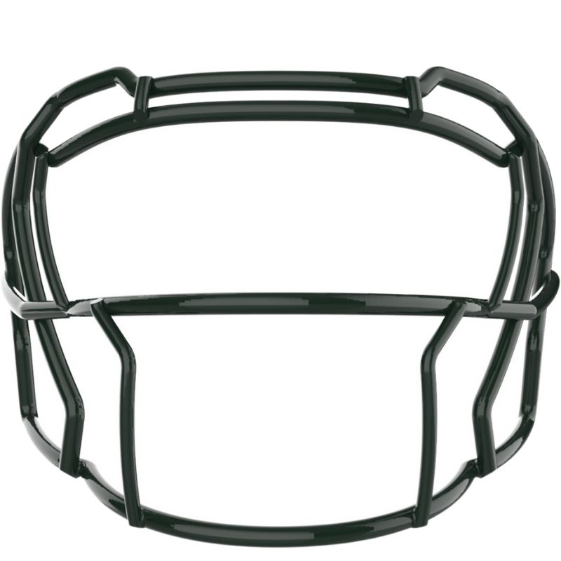 LIGHT SKP3 Hurricane Stainless Steel Adult Football Facemask for QB, RB, CB, LB, S, WR, TE, DT, Dark Green