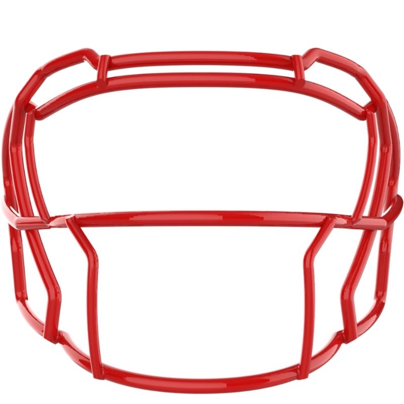 LIGHT SKP3 Hurricane Stainless Steel Adult Football Facemask for QB, RB, CB, LB, S, WR, TE, DT, Scarlet
