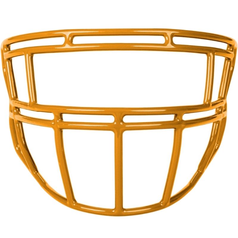 LIGHT P1 Force Adult Football Facemask for FB, LB, OL, DL - Green Bay Gold