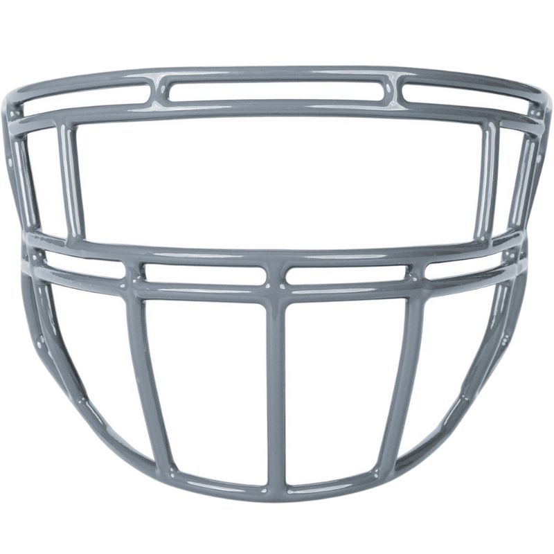 LIGHT P1 Force Adult Football Facemask for FB, LB, OL, DL - Grey