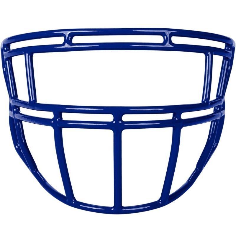LIGHT P1 Force Adult Football Facemask for FB, LB, OL, DL - Royal