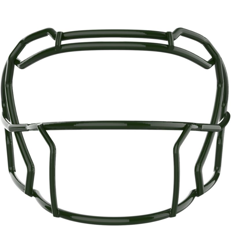 LIGHT SK3 Storm Stainless Steel Adult Football Facemask for QB, RB, CB, S, WR - Dark green