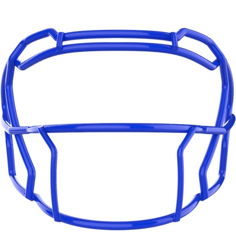 LIGHT SK3 Storm Stainless Steel Adult Football Facemask for QB, RB, CB, S, WR - Royal