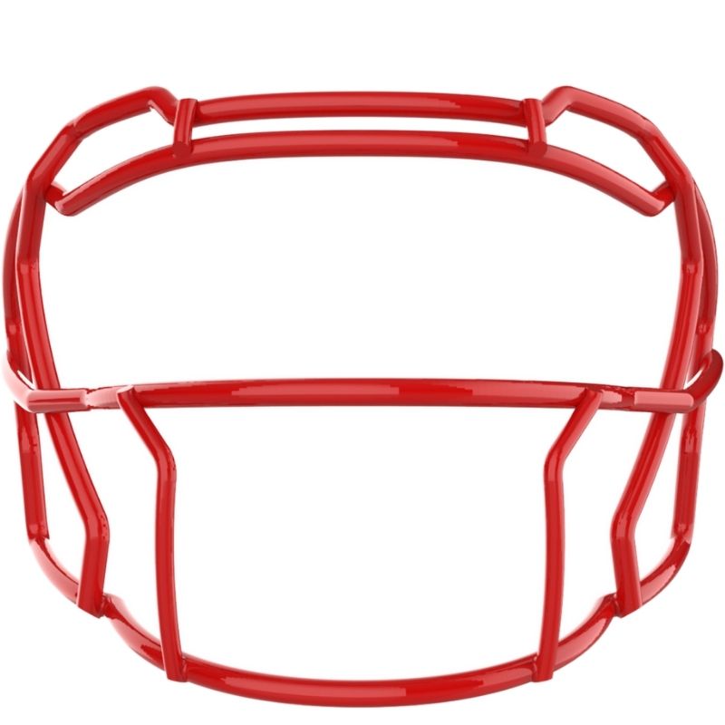 LIGHT SK3 Storm Stainless Steel Adult Football Facemask for QB, RB, CB, S, WR - Scarlet