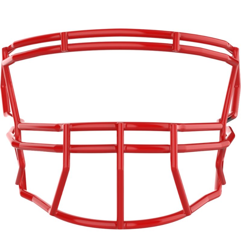 LIGHT PX2 Barrage Stainless Steel Adult Football Facemask for LB, OL, DL, RB, FB, TE - Scarlet
