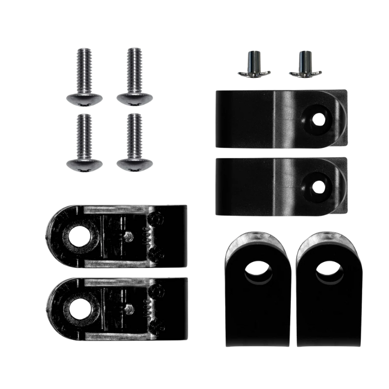Light Helmets Facemask Hardware Set Clear